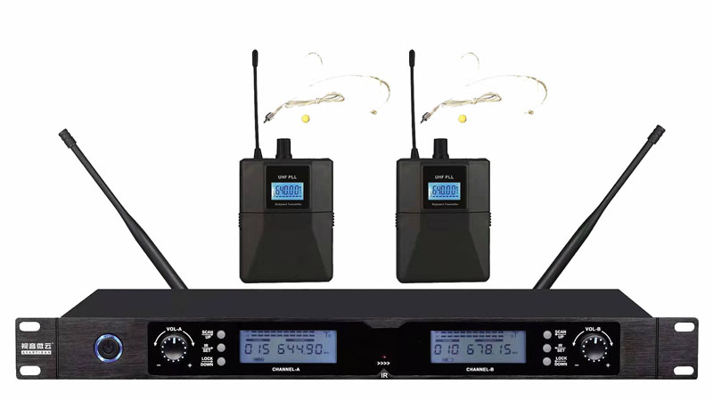 无线双头戴话筒