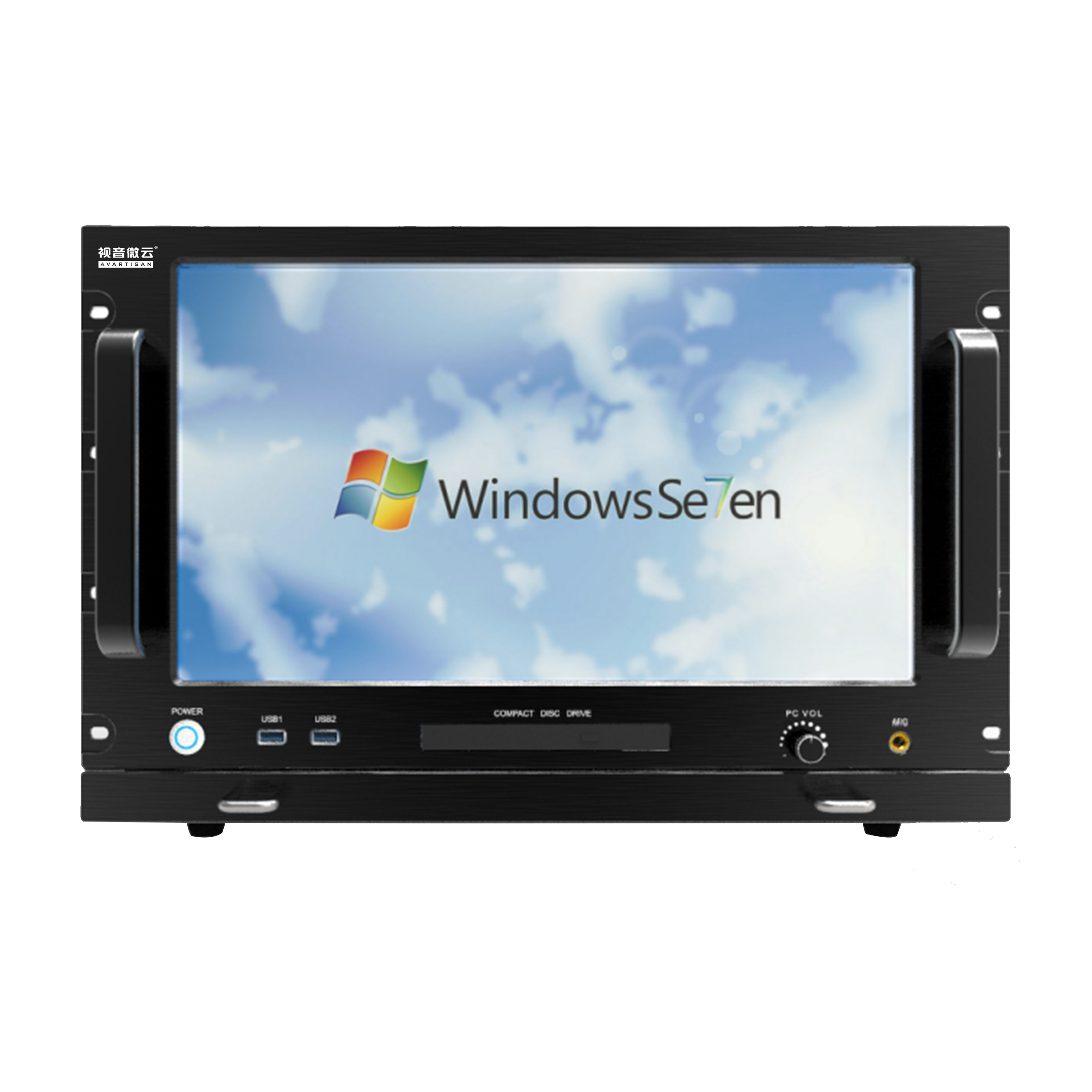 IP网络广播控制中心17.3寸（带抽拉键盘）